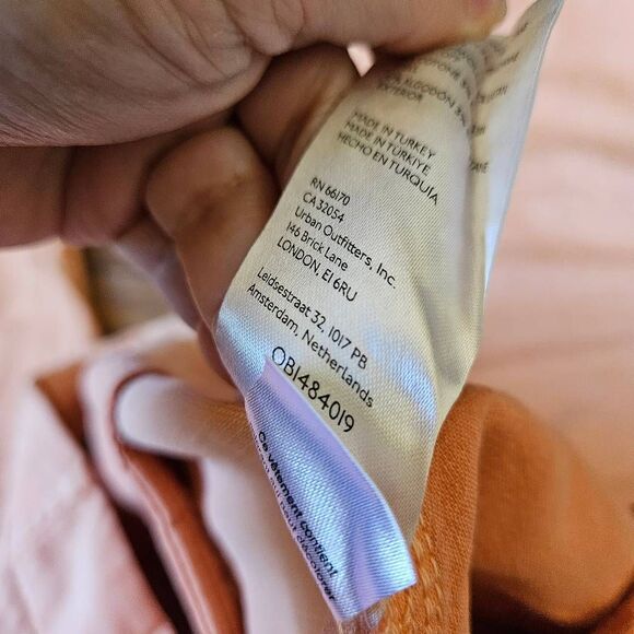 Free People Addy Coral Wide Leg Chino Pants - Picture 7 of 8